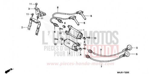 BOBINE D'ALLUMAGE ST1100AX de 1999